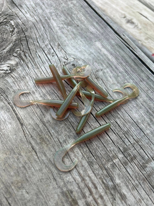 3" Curly Tail - 10 Count