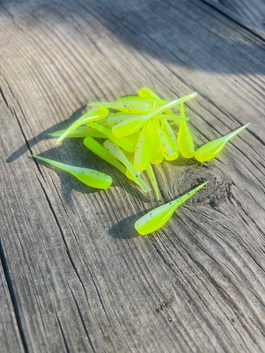 Custom DualShot 2" Shad Body- 20 Count