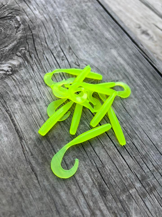 3" Curly Tail - 10 Count