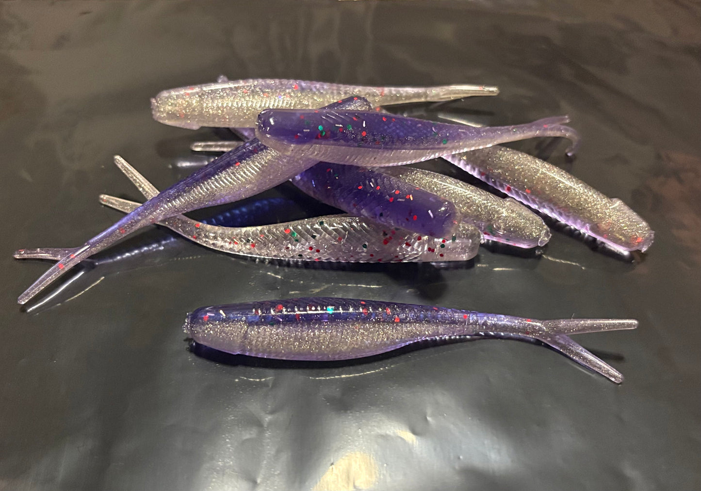 Dual Shot 4” Tracer Shad - 8 Count